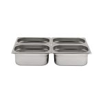 Tava Hendi Gastronorm GN 1/4 65 mm 1.8 lt - gama Profi Line, otel inoxidabil