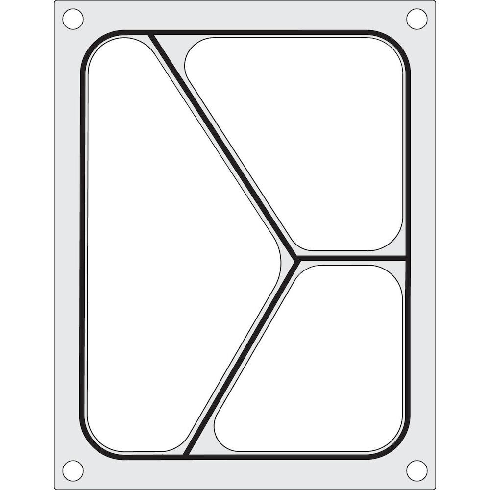 12592014_BIG.jpg Matrita sigilare pentru un recipient cu trei compartimente 227x178 mm - Image 1