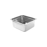 Tava Gastronorm GN 1/6, adancime 150 mm, 2.4 litri, gama Hendi Kitchen Line, otel inoxidabil