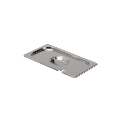 Capac Hendi Gastronorm cu fanta lingura servire GN 1/4 - gama Kitchen Line, otel inoxidabil