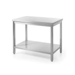 Masa de lucru centrala, cu raft, dimensiuni 1400x600x(H)850 mm