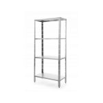 Raft inox Revolution, 4 polite, capacitate 50kg/polita, 1000x500x(h)1800mm