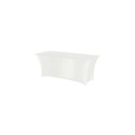 Fata de masa tip husa pentru masa bufet dreptunghiulara, 1830x760x(H)730 mm Alb, Hendi