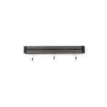 Suport magnetic pentru cutite, 45 cm, cu 5 carlige agatare, Hendi