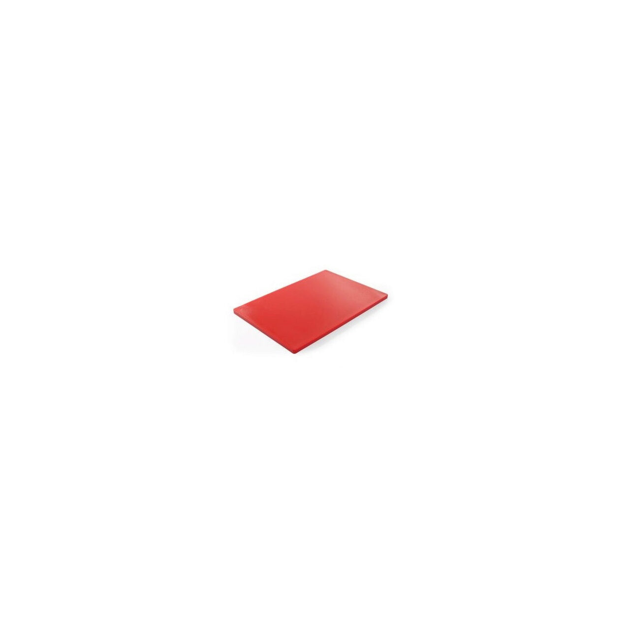 12592309_BIG.jpg Tocator rosu, 450x300x12 mm, din polietilena HDPE 500, Hendi, cu 2 fete, potrivit si pt uz profesional, respecta normele de igiena HACCP - Image 1
