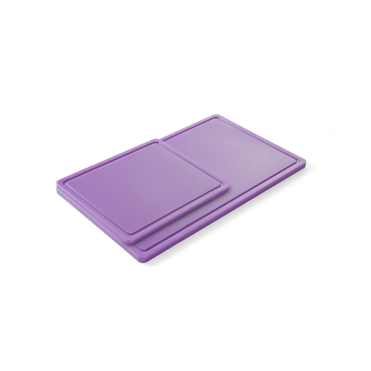 12592335_BIG.jpg Tocator violet, 26.5x32.5x(H)1.2 cm - GN1/2, cu sant de scurgere, polietilena HDPE 500, respecta normele de igiena HACCP, Hendi - Image 1
