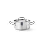 Cratita cu capac 7,5 Lit, 28 cm diametru x 12 cm inaltime, inox, Hendi Profi Line, potrivita si pentru uz profesional
