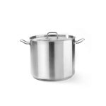 Oala cu capac, 2 Lit, 16 cm diametru x11cm inaltime , inox, gama Hendi Profi Line, potrivita si pt uz profesional