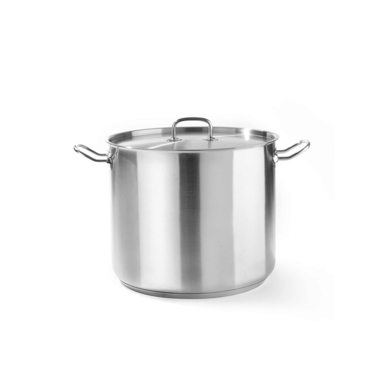 12592381_BIG.jpg Oala inalta cu capac 37 Lit ,36 cm diametru x 36 cm inaltime, inox 18/8, gama Hendi Profi Line, potrivita si pentru uz profesional - Image 1