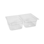 Tava Hendi Gastronorm GN 1/2 100 mm 6.5 lt - policarbonat transparent
