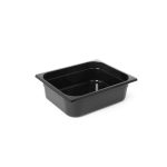 Tava profesionala Gastronorm 1/2 policarbonat negru 9.5L 325x265x(H)150 mm Hendi rezistent la temperatura -40 C to 110 C