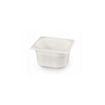 Tava gastronorm GN 1/6 din policarbonat, Hendi, 1 litru, 176x162x65(h)mm rezistenta la temperaturi -40 pana la 110 C