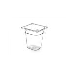 Tava Hendi Gastronorm GN 1/6 100 mm 1.6 lt - TRITAN free BPA, rezistenta la temperatura -40 gr. Celsius/ 90 gr. Celsius
