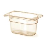 Tava Gastronorm Hendi, GN 1/6 rezistenta la temperaturi ridicate de la -40 C pana la 150 C 0.6 litri, inaltime 65 mm, BPA-free