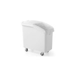 Container pentru alimente uscate, 81 lt, echipat cu capac si 4 roti, Amerbox, 333x743x(H)711 mm