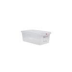 Cutie depozitare cu capac, 28 lt, Gastronorm GN1/1, marcaj HACCP, Hendi, polipropilena, 53x32.5x20 cm