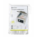 Pungi vacuum netede Hendi, 150x250mm, 2 starturi, grosime 75 microni, 100 buc, filtru UV.