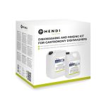Set detergent pentru masina de spalat vase, Hendi, detergent spalare 10 litri, solutie clatire 5 litri