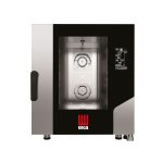 Cuptor electric cu convectie pentru gastronomie, Millennial Black Mask Gastro, 7 tavi x GN 1/1, 730×784×(H)850 mm, Hendi