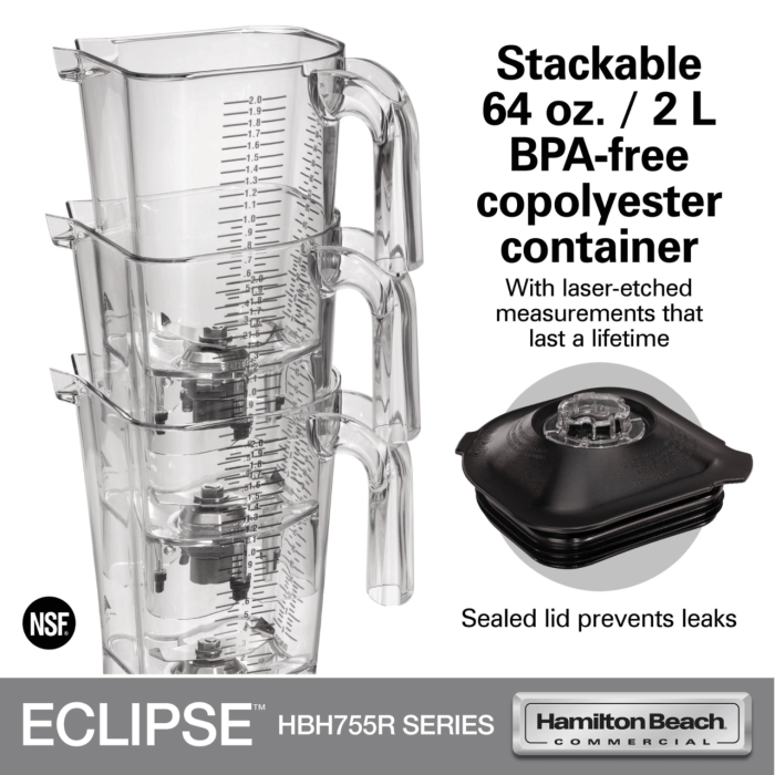 Blender barman Eclipse® 2l 1000W HBH755R-CE, Hamilton Beach Commercial - Image 28