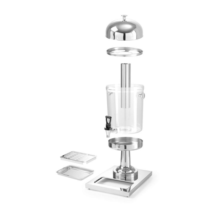 Dispenser suc 16 litri, suport inox, container din policarbonat, Hendi, robinet antipicurare, 580x350x560 mm - Image 2