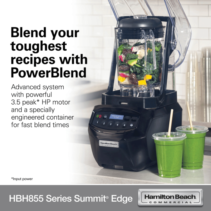 Blender cu protectie fonica Summit® Edge HBH855-CE, Hamilton Beach Commercial - Image 15