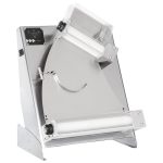 Aparat electric pentru formatare aluat de pizza sau paste Prismafood 400 cu 2 perechi de role, greutate portie de aluat 0,21-0,70 kg, 230V/250W, 585x435x(H)790mm