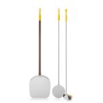 Set 3 accesorii pizza paleta pizza, paleta rotire pizza si perie curatare cuptor Hendi