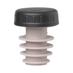 Dop cu capac negru, set de 6 buc.