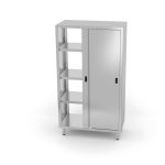 Dulap depozitare cu usi glisante si acces pe ambele parti, pregatita pentru asamblare, Hendi, Kitchen Line, 800x700x(H)1800 mm