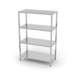 Raft 4 polite, pregatit pentru asamblare, Hendi, Kitchen Line, 1000x400x(H)1800mm