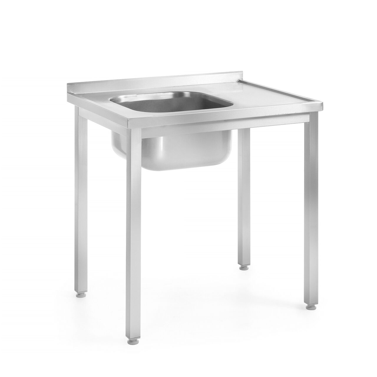 12666929_BIG.jpg Spalator cu o cuva stanga din inox Hendi, dimensiuni 1000x600x(H)850 mm - Image 1