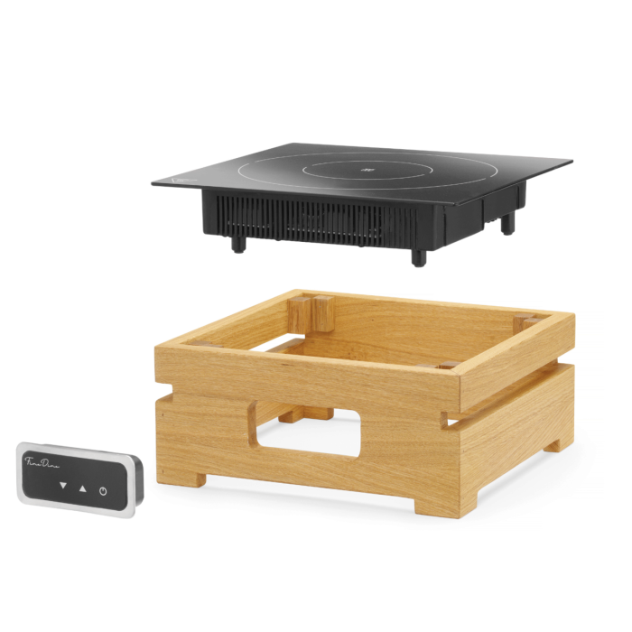 Plita inductie, Hendi, 230 V, 1000 W, neagra, 350x350 mm - Image 4