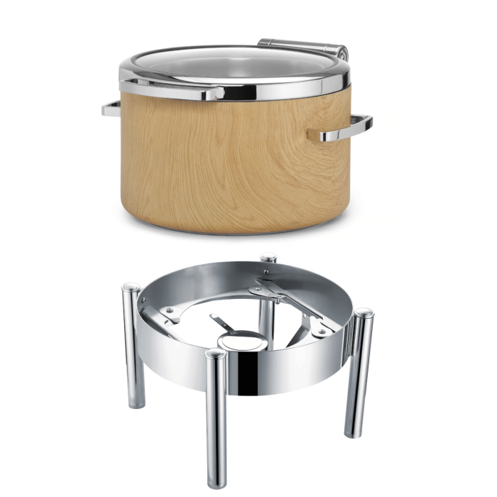 Cadru pentru vas rotund cu inductie de 11 l Madeira De Luxe, Fine DIne - Image 5