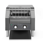 Toaster/prajitor de paine tip tunel dublu, Fine Dine, negru, 230V/2240W - Image 11