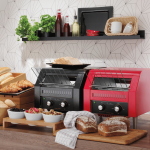 Toaster/prajitor de paine tip tunel dublu, Fine Dine, negru, 230V/2240W - Image 7
