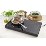 Plita dubla cu inductie Black Line, 3500W, 608x370x(H)61mm - Image 4