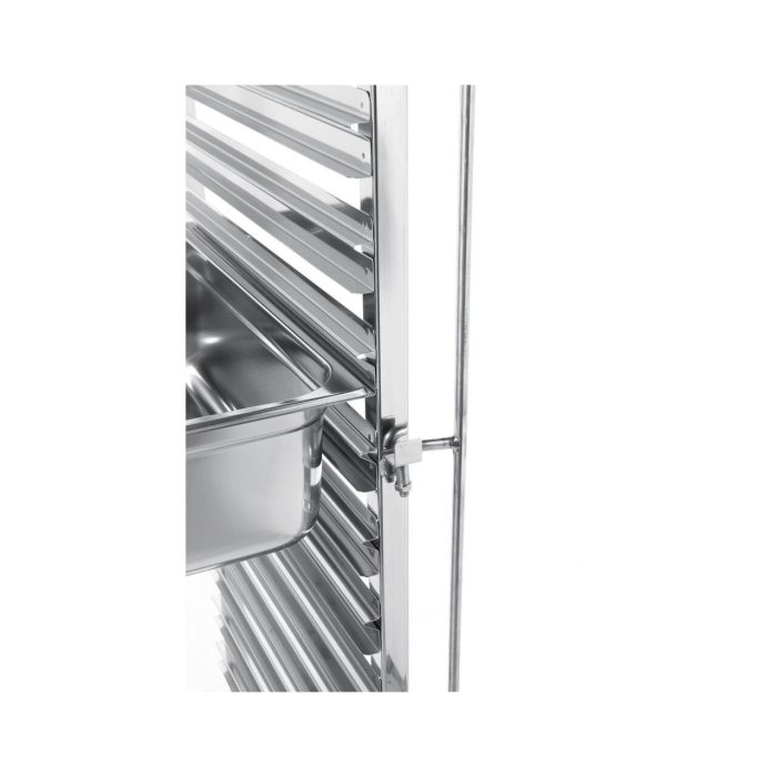 Carucior debarasare tavi, capacitate 15 tavi x GN 1/1(530x325mm), inox, 615x450x(H)1695 mm, Hendi - Image 5