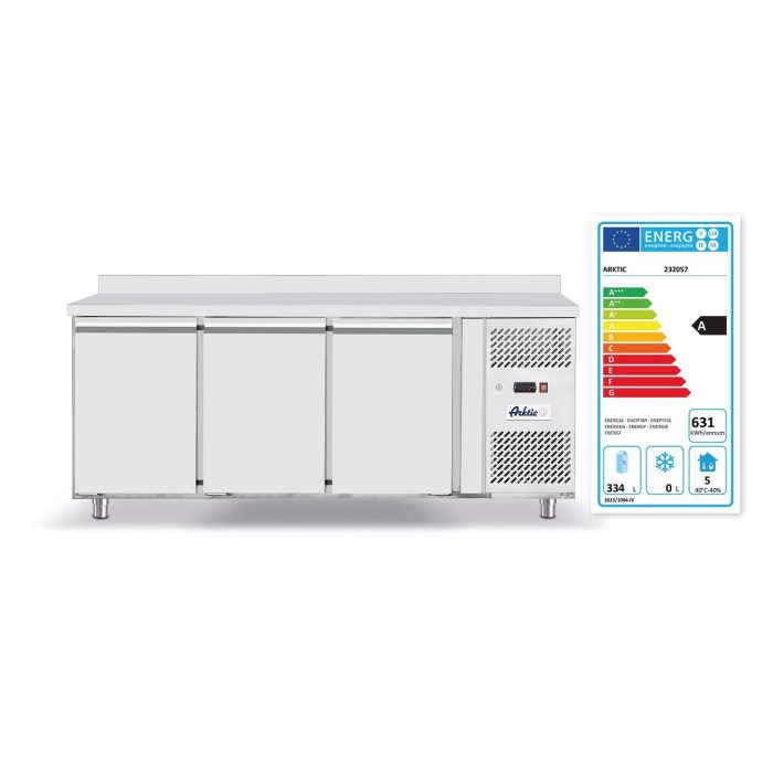 Masa frigorifica rece cu 3 usi, ARKTIC by Hendi Profi Line, 300W, interval temperatura -2/+8 gr C , 179.5x70x(H)85 cm - Image 2
