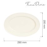 Platou oval, Fine Dine, Crema 290x200 mm - Image 7