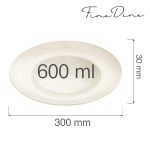 Farfurie paste Fine Dine, Crema 300 mm - Image 6