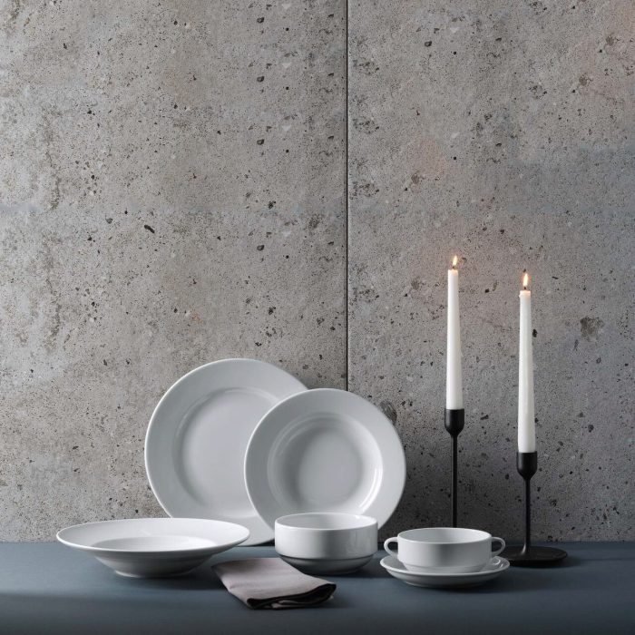 Farfurie pentru bol supa Bianco, 170 mm Fine Dine - Image 7