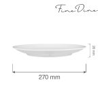 Farfurie Bianco 270 mm Fine Dine - Image 3