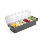 Cutie ingrediente cu 4 compartimente, Bar , 480x150x(H)100mm - Image 5
