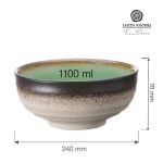Bol rotund pentru ramen sau salată Beryl, 240 mm Fine Dine - Image 14