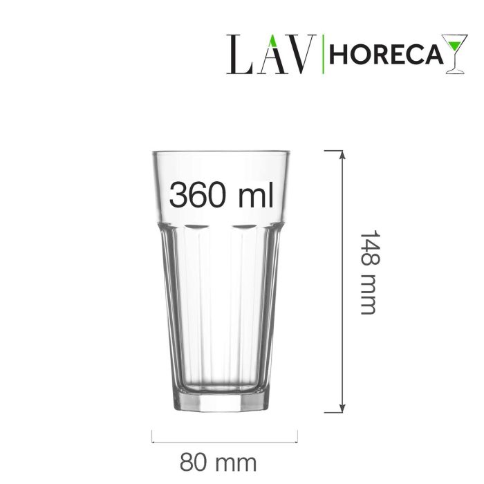 Pahar inalt Amsterdam 360 ml, LAV - Image 14