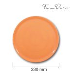 Farfurie pentru pizza speciala portocalie, Hendi, ø330 mm - Image 4