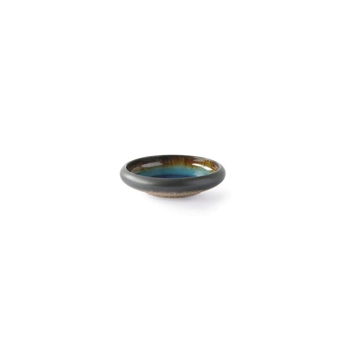 Farfurie Fine Dine pentru supa, colectia Lazur, diametru 152 mm, portelan decorat manual - Image 2