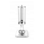 Dispenser suc 3 litri, suport inox, container din policarbonat, Hendi, robinet antipicurare, 215x315x490 mm - Image 4