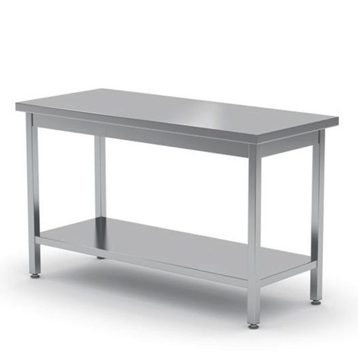 Masa de lucru centrala, cu raft, dimensiuni 1400x600x(H)850 mm - Image 2
